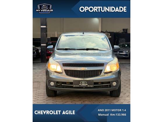 CHEVROLET AGILE 1.4 MPFI LT 8V FLEX 4P MANUAL CHEVROLET AGILE 1.4 MPFI LT 8V FLEX 4P MANUAL